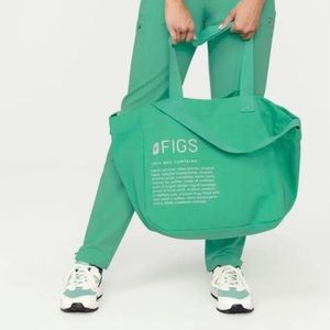 Figs Surgical Green Canvas Tote Bag.